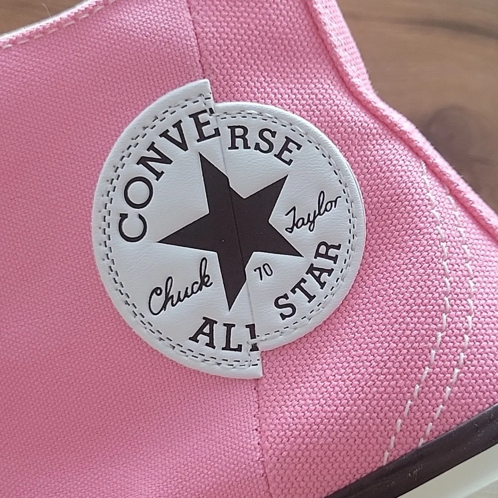 Converse Women's Pink Canvas High-Tops